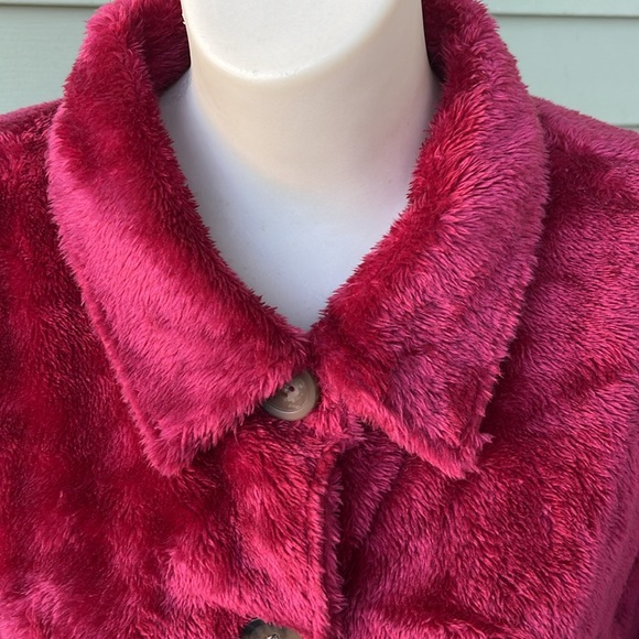 Like new AP•NY hot pink button-down lined jacket - Picture 2 of 16